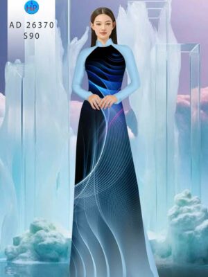 Vải Áo Dài Hoa Văn AD 26370
