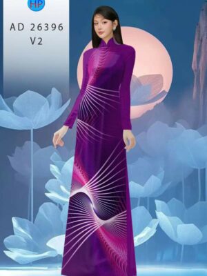 Vải Áo Dài Hoa Văn AD 26396