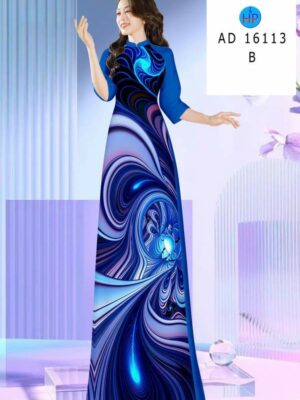 Vải Áo Dài Hoa Văn AD 16113