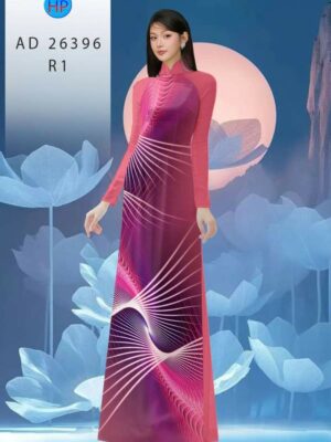 Vải Áo Dài Hoa Văn AD 26396