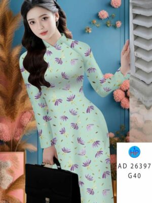 Vải Áo Dài Hoa Đều AD 26397