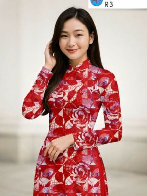 Vải Áo Dài Hoa Văn AD 36185