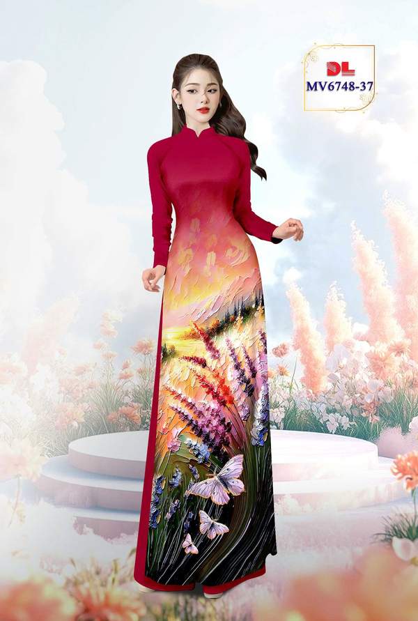 Vải Áo Dài Vai ao dai dep AD