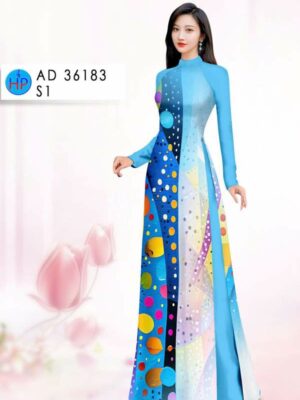 Vải Áo Dài Hoa Văn AD 36183