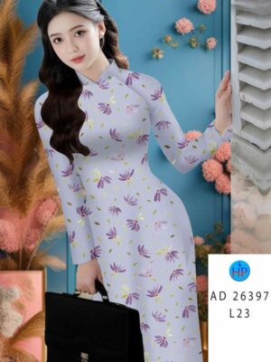 Vải Áo Dài Hoa Đều AD 26397