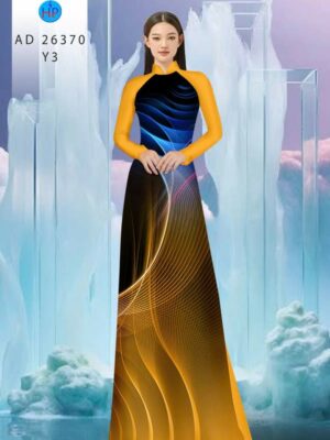 Vải Áo Dài Hoa Văn AD 26370