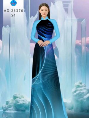 Vải Áo Dài Hoa Văn AD 26370