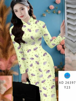 Vải Áo Dài Hoa Đều AD 26397