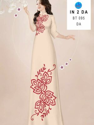Vải Áo Dài Hoa Văn AD BT095