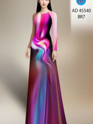 Vải Áo Dài Hoa Văn AD 45540