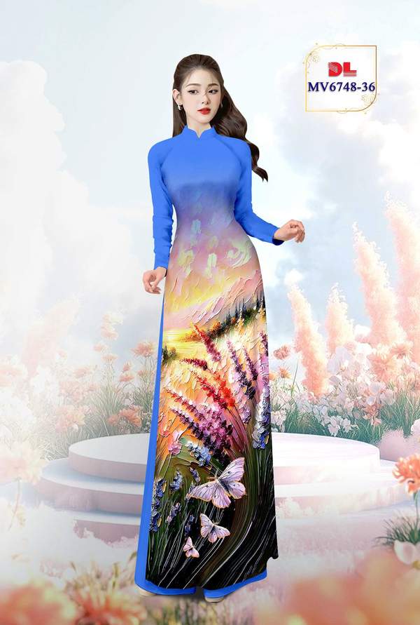 Vải Áo Dài Vai ao dai dep AD