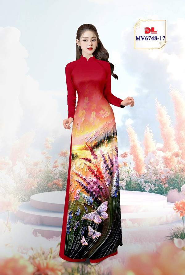 Vải Áo Dài Vai ao dai dep AD