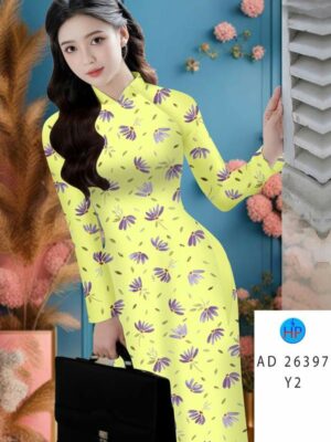 Vải Áo Dài Hoa Đều AD 26397