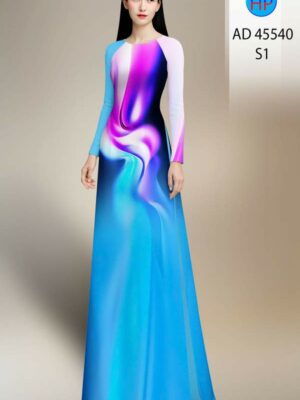 Vải Áo Dài Hoa Văn AD 45540