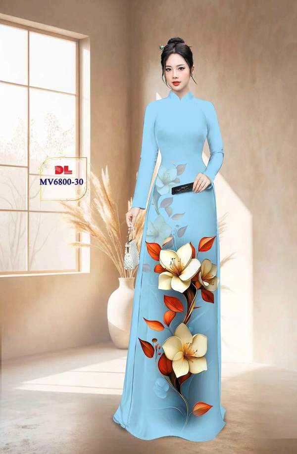 Vải Áo Dài Vai ao dai dep AD