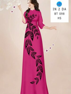 Vải Áo Dài In Hoa Văn AD BT098