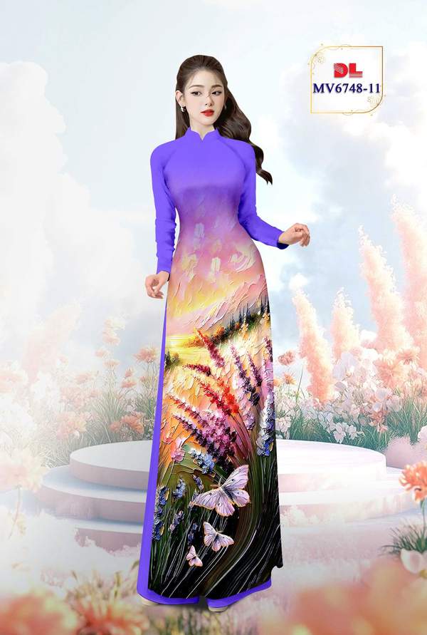 Vải Áo Dài Vai ao dai dep AD