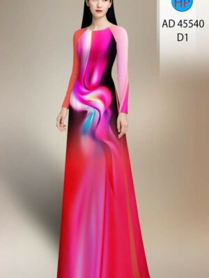 Vải Áo Dài Hoa Văn AD 45540