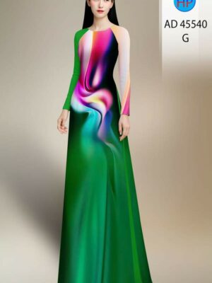 Vải Áo Dài Hoa Văn AD 45540