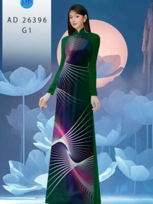 Vải Áo Dài Hoa Văn AD 26396