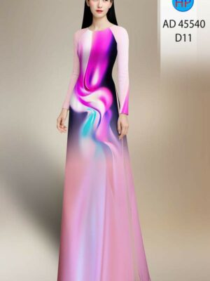 Vải Áo Dài Hoa Văn AD 45540