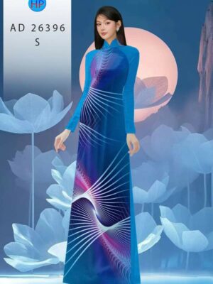 Vải Áo Dài Hoa Văn AD 26396