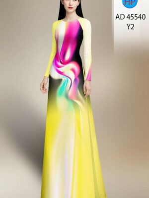 Vải Áo Dài Hoa Văn AD 45540