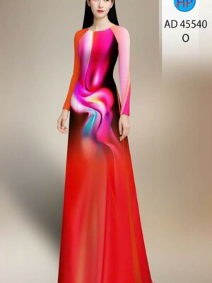 Vải Áo Dài Hoa Văn AD 45540