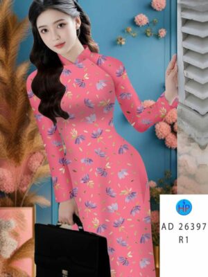 Vải Áo Dài Hoa Đều AD 26397
