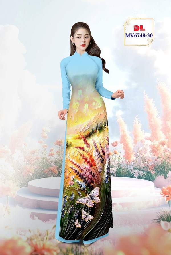Vải Áo Dài Vai ao dai dep AD
