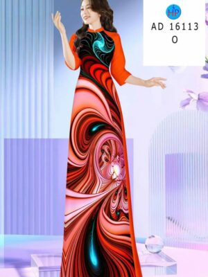 Vải Áo Dài Hoa Văn AD 16113