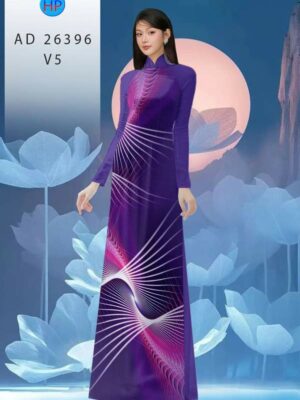 Vải Áo Dài Hoa Văn AD 26396