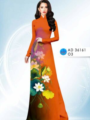 Vải Áo Dài Hoa Sen AD 36161