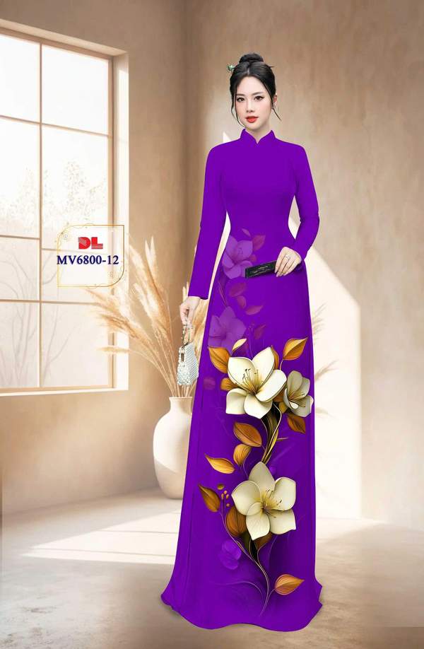 Vải Áo Dài Vai ao dai dep AD