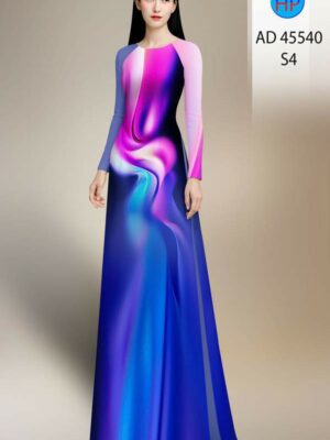 Vải Áo Dài Hoa Văn AD 45540