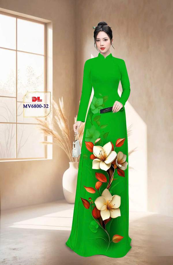 Vải Áo Dài Vai ao dai dep AD