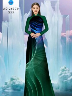 Vải Áo Dài Hoa Văn AD 26370