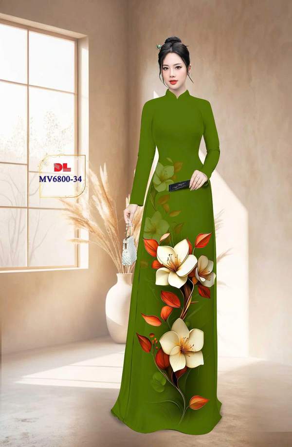 Vải Áo Dài Vai ao dai dep AD