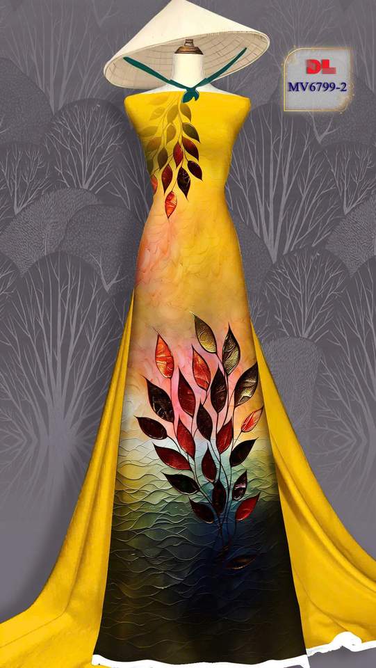 Vải Áo Dài Vai ao dai dep AD