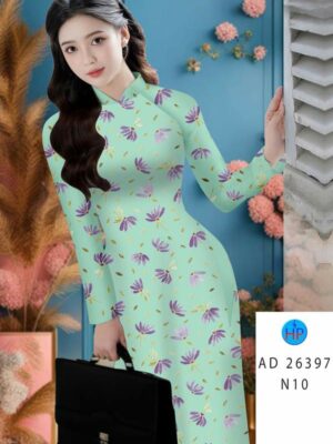Vải Áo Dài Hoa Đều AD 26397