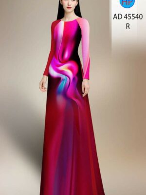 Vải Áo Dài Hoa Văn AD 45540