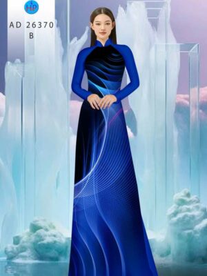 Vải Áo Dài Hoa Văn AD 26370