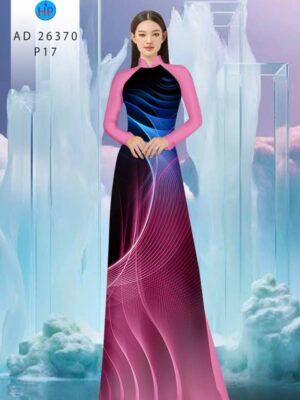 Vải Áo Dài Hoa Văn AD 26370