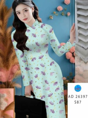 Vải Áo Dài Hoa Đều AD 26397