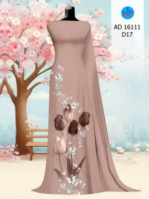 Vải Áo Dài Hoa Tulip AD 16111