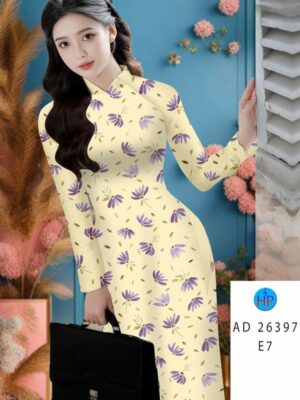 Vải Áo Dài Hoa Đều AD 26397