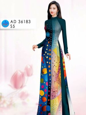 Vải Áo Dài Hoa Văn AD 36183