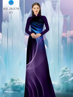 Vải Áo Dài Hoa Văn AD 26370