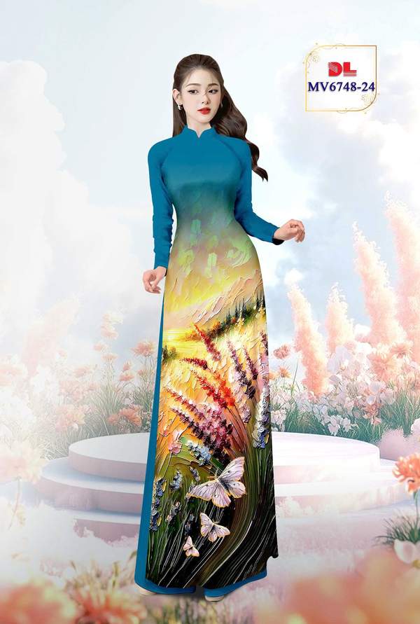 Vải Áo Dài Vai ao dai dep AD