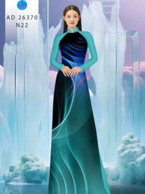 Vải Áo Dài Hoa Văn AD 26370